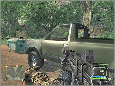 Jedź prosto - Crysis: Misja 1, Contact - Zbadanie sztabu - solucja, opis przejścia - Crysis - poradnik do gry
