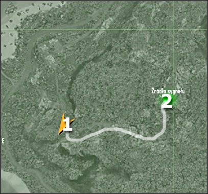 Oznaczenia na mapie - Crysis: Misja 1, Contact - Zbadanie źródła nadania sygnału SOS - solucja - Crysis - poradnik do gry