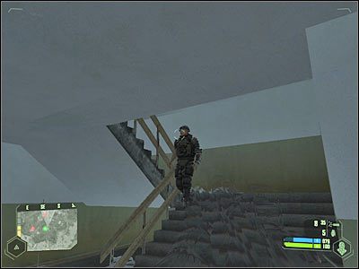 Warto także już teraz zająć się zbadaniem dachu szkoły - Crysis: Misja 2, Recovery - Dotarcie do budynku szkoły cz.2 - solucja - Crysis - poradnik do gry