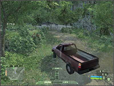 Zatrzymaj się dopiero po dotarciu do pokazanego na screenie wzgórza - Crysis: Misja 2, Recovery - Dotarcie do miejsca spotkania - solucja - Crysis - poradnik do gry
