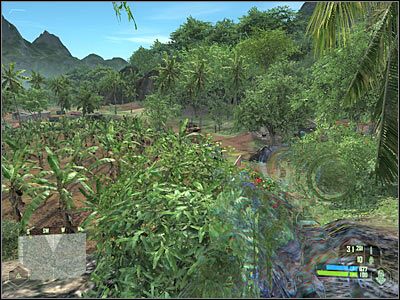 Ostrożnie zejdź teraz ze wzgórza, przemieszczając się w stronę pojazdu - Crysis: Misja 3, Relic - Wyłączenie stacji zakłócającej - solucja - Crysis - poradnik do gry