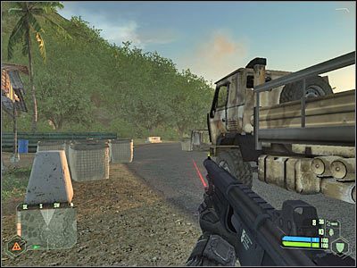 Zbliż się do bagien i zacznij strzelać do tych wrogów, którzy znajdują się w okolicy - Crysis: Misja 3, Relic - Przedostanie się w okolice wykopalisk - solucja - Crysis - poradnik do gry