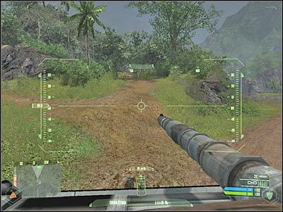 Ostrożnie zbliż się do zasieków broniących dostępu do stacji - Crysis: Misja 5, Onslaught - Dotarcie do stacji kolejowej cz.2 - solucja - Crysis - poradnik do gry