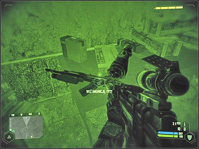 Kieruj się teraz sukcesywnie na wschód, ALE przechodząc przez znajdujące się tu dwa budynki - Crysis: Misja 6, Awakening - Zdobycie danych wywiadowczych cz.1 - solucja - Crysis - poradnik do gry