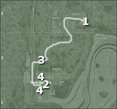 Oznaczenia na mapie - Crysis: Misja 6, Awakening - Dotarcie do strefy lądowania #2 - solucja - Crysis - poradnik do gry