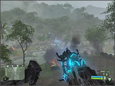 Po zabiciu obu bestii skieruj się do miejsca katastrofy - Crysis: Misja 9, Exodus - Dotarcie do miejsca katastrofy - solucja - Crysis - poradnik do gry