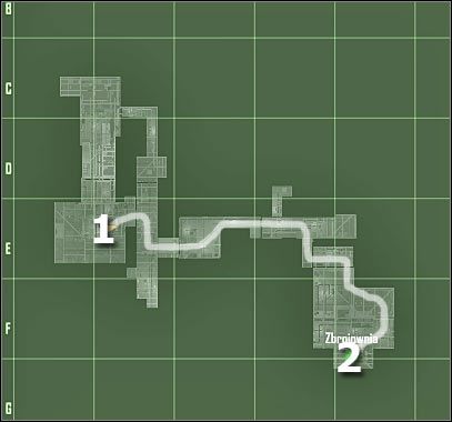 Oznaczenia na mapie - Crysis: Misja 11, Reckoning - Dotarcie do zbrojowni - solucja, opis przejścia - Crysis - poradnik do gry