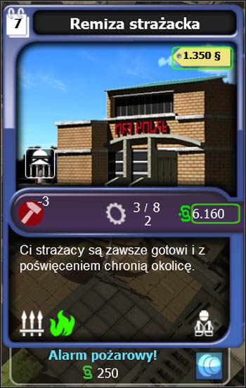 Akcja specjalna znajduje się zawsze na dole karty informacji o danym budynku - Akcje specjalne budynków | Dodatkowe opcje | SimCity Społeczności - SimCity Społeczności - poradnik do gry