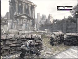 Weź amunicję i granaty i udaj się schodami w górę - Trial by Fire | Akt I Gears of War - Gears of War - PC - poradnik do gry