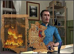 Po załatwieniu wszystkich spraw odbierasz lewy paszport od Roberta i jedziecie z Katrin do Damiena - Rozdział II - Lśniące miecze | Belief & Betrayal Medalion Judasza - Belief & Betrayal: Medalion Judasza - poradnik do gry