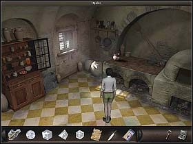 W tej sytuacji skieruj się do kuchni (drzwi na lewo od budynku hotelu, nieco bardziej w głębi) - Dzień 6 - Cusco | Dzień 5 i 6 | Art of Murder Sztuka Zbrodni - Art of Murder: Sztuka Zbrodni - poradnik do gry