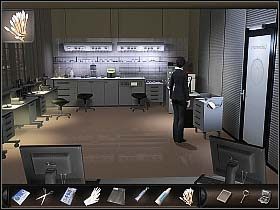 Wędruj na antresolę i zainteresuj się stojącą po lewej drabiną - Biuro FBI | Dzień 2 #3 | Art of Murder Sztuka Zbrodni - Art of Murder: Sztuka Zbrodni - poradnik do gry