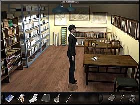 Tym razem portier nie daje się trącić ani zastraszyć w sprawie wpuszczenia Cię do magazynu - Muzeum Sztuki Prekolumbijskiej | Dzień 3 | Art of Murder Sztuka Zbrodni - Art of Murder: Sztuka Zbrodni - poradnik do gry