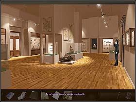 Wróć zatem do budynku, wykonując po drodze telefon do Ruth w sprawie Alvarado - Muzeum Sztuki Prekolumbijskiej | Dzień 4 | Art of Murder Sztuka Zbrodni - Art of Murder: Sztuka Zbrodni - poradnik do gry