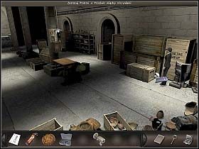 Przyjrzyj się ładnie oświetlonemu przez lampę plakatowi na słupie - Muzeum Sztuki Prekolumbijskiej (2) | Dzień 1 | Art of Murder Sztuka Zbrodni - Art of Murder: Sztuka Zbrodni - poradnik do gry