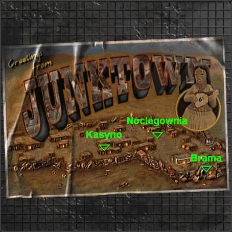 Na dzień dobry strażnik stojący przy Bramie do miasteczka - poprosi Cię o schowanie broni - Złomowo - Opis przejścia - Fallout - poradnik do gry