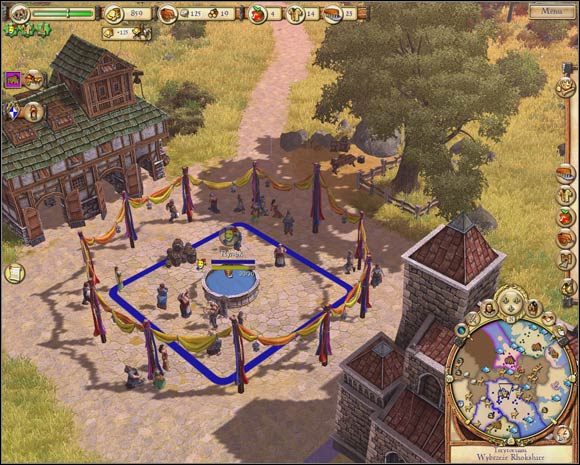 Aby przyciągnąć do osady kobiety, zorganizuj festyn. - Misja II - Challia | The Settlers Narodziny Imperium - The Settlers: Narodziny Imperium - poradnik do gry