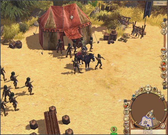 Najemnicy pod przywództwem Kestral za 100 sztuk złota zaciekle walczyć będą u twego boku. - Misja III - Gallos | The Settlers Narodziny Imperium - The Settlers: Narodziny Imperium - poradnik do gry