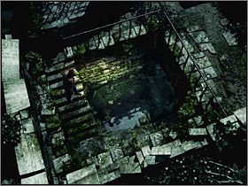 Po przekręceniu zaworu woda w przejściu do kanałów opadnie i będziesz mógł swobodnie zejść schodami na sam dół - Tereny wokół posiadłości (2) | Edward Carnby | Alone in the Dark Koszmar powraca - Alone in the Dark: Koszmar powraca - poradnik do gry