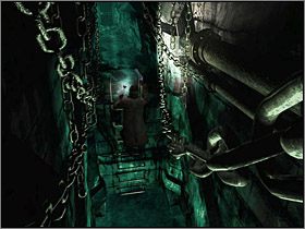 Gdy dojdziesz do tego pomieszczenia czeka cię przeprawa z potworem, który zaatakuje cię spod wody - Tereny wokół posiadłości (2) | Edward Carnby | Alone in the Dark Koszmar powraca - Alone in the Dark: Koszmar powraca - poradnik do gry