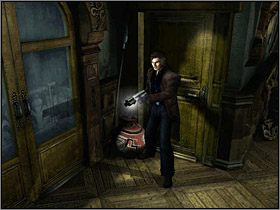 Ponownie wyjdź na korytarz i znów udaj się w prawo - Posiadłość Mortonów - Piwnice i Parter (5) | Edward Carnby | Alone in the Dark - Alone in the Dark: Koszmar powraca - poradnik do gry