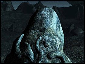 Oznacz duży obelisk naprzeciwko schodów jako północny - Tereny zewnętrzne Wyspy Cieni (2) | Edward Carnby | Alone in the Dark - Alone in the Dark: Koszmar powraca - poradnik do gry