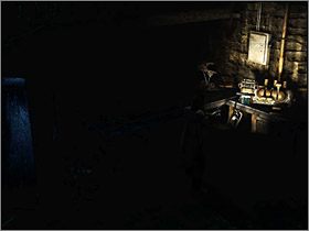 Na nieszczęście zablokuje też za sobą drzwi i wyłączy generator światła, tak że zrobi się NAPRAWDĘ ciemno - Podziemne Laboratorium (1) | Edward Carnby | Alone in the Dark Koszmar powraca - Alone in the Dark: Koszmar powraca - poradnik do gry