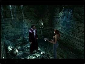 Na początek udaj się w lewo schodkami w górę i wejdź do celi - Fort (1) | Aline Cedrac | Alone in the Dark Koszmar powraca - Alone in the Dark: Koszmar powraca - poradnik do gry