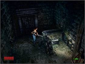 Wróć się do lokacji z częściowo zawalonym murem - Fort (2) | Aline Cedrac | Alone in the Dark Koszmar powraca - Alone in the Dark: Koszmar powraca - poradnik do gry