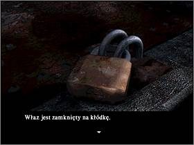 Na szczycie zlokalizuj kłódkę na którą zamknięta jest klapa - Fort (6) | Aline Cedrac | Alone in the Dark Koszmar powraca - Alone in the Dark: Koszmar powraca - poradnik do gry