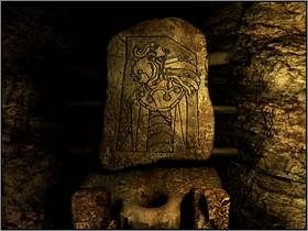 W pomieszczeniu należy przesunąć sześć płyt, co powoduje wysunięcie się odpowiadających im posągów - Świat Mroku (2) | Aline Cedrac | Alone in the Dark Koszmar powraca - Alone in the Dark: Koszmar powraca - poradnik do gry