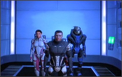 Kiedy już zwerbujemy Garrusa (patrz: Garrus) do naszego oddziału, dowiemy się, że ma dojść do spotkania między Pięścią, zbirem na usługach Sarena, a tajemniczą quarianką, która podobno posiada pewne informacje na temat gethów - Mass Effect: Zdemaskuj Sarena - Cytadela, mapy, solucja - Mass Effect - poradnik do gry