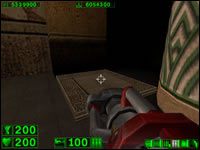 Sekret #2: W pierwszej sali, za dwoma filarami (po przeciwnych stronach) znajdują się przełączniki aktywujące platformę, która przeniesie nas do ukrytego obszaru - 12: Karnak | Serious Sam Pierwsze starcie - Serious Sam: Pierwsze starcie - poradnik do gry