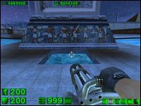 Sekret #5: Kiedy przepłyniemy podwodnym przejściem do świątyni, należy na miejscu uruchomić dwa przyciski po przeciwległych stronach pomieszczenia - 12: Karnak | Serious Sam Pierwsze starcie - Serious Sam: Pierwsze starcie - poradnik do gry