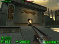 Sekret #4: Kiedy wejdziemy do drugiego kompleksu w poszukiwaniu Złotego Serca, w pierwszej sali należy zebrać buteleczkę ze zdrowiem - 13: Luxor | Serious Sam Pierwsze starcie - Serious Sam: Pierwsze starcie - poradnik do gry