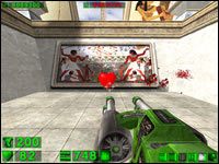 Sekret #6: Natomiast po lewej w ten sam sposób zdobędziemy dodatkowe zdrowie - 14: Święte ogrody | Serious Sam Pierwsze starcie - Serious Sam: Pierwsze starcie - poradnik do gry