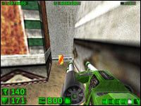 Sekret #5: Po lewej stronie znajdziemy natomiast małą tarczę, a kiedy ją zabierzemy, uaktywni się pułapka - wokół nas rozpęta się piekło - 08: Przedmieścia | Serious Sam Pierwsze starcie - Serious Sam: Pierwsze starcie - poradnik do gry