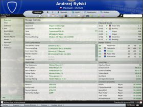 Home - ekran główny, który już omawialiśmy - Główne ikony - Warsztat pracy menedżera - Football Manager 2008 - poradnik do gry
