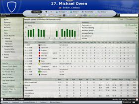 Form - szczegółowe statystyki odnośnie ostatnich występów piłkarza - Kadra (2) - Prowadzenie drużyny - Football Manager 2008 - poradnik do gry