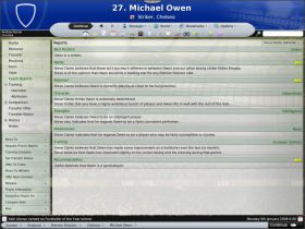 Coach report - raport trenera na temat danego piłkarza - Kadra (2) - Prowadzenie drużyny - Football Manager 2008 - poradnik do gry