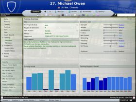 Training Overwiev - ważne uzupełnienie informacji związanych z treningiem - Kadra (2) - Prowadzenie drużyny - Football Manager 2008 - poradnik do gry