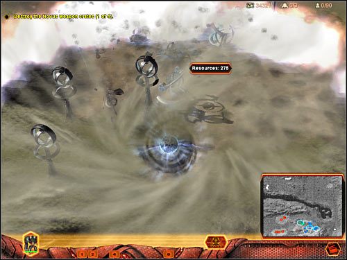 Do zniszczenia pozostały ci już tylko dwie skrzynie - Misja 4 (cz.2) | Hierarchy | Universe at War Earth Assault - Universe at War: Earth Assault - poradnik do gry