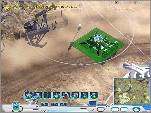 Równolegle powinieneś zająć się przejmowaniem kontroli nad zaznaczonymi na mapie pompami hydraulicznymi (Hydraulic Pump) - Misja 4 (cz.1) | Novus | Universe at War Earth Assault - Universe at War: Earth Assault - poradnik do gry