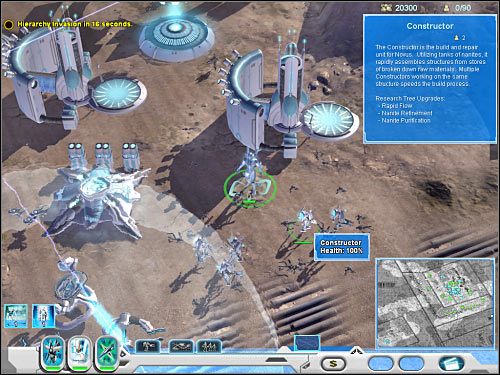 Wraz z otrzymaniem zadania na planszy pojawią się dwa pierwsze Walkery (2 na mapie) - Misja 7 (cz.1) | Novus | Universe at War Earth Assault - Universe at War: Earth Assault - poradnik do gry
