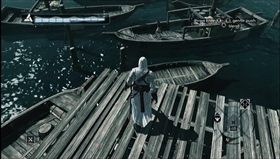 Zeskocz na łódź po drugiej stronie wieży - Sibrand z Akki | Memory Block 05 | Assassins Creed - Assassins Creed - poradnik do gry