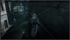 Kieruj się skrajem uliczki przeskakując przez skrzynie i kładki, aż do - William de Montferrat z Akki (cz.2) | Memory Block 04 | Assassins Creed - Assassins Creed - poradnik do gry