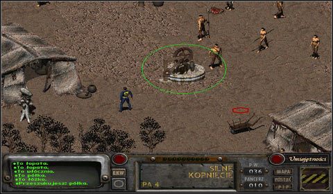 Używamy na niej umiejętności Naprawa i zgarniamy 100 PD - Arroyo (2) | Opis przejścia | Fallout 2 - Fallout 2 - poradnik do gry