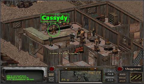 By zwerbować jednego z lepszych wojowników pustkowi i zgarnąć za to 300 PD, z Cassydym, rozmawiamy następująco - Kryptopolis (1) | Opis przejścia | Fallout 2 - Fallout 2 - poradnik do gry