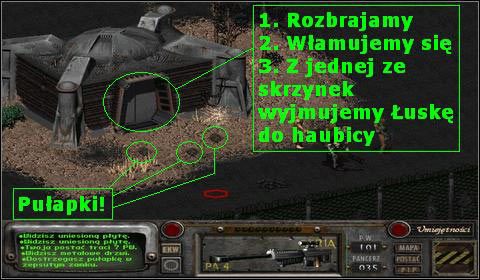 Rozbrajamy miny i podchodzimy do drzwi - Baza Wojskowa Sierra (1) | Opis przejścia | Fallout 2 - Fallout 2 - poradnik do gry