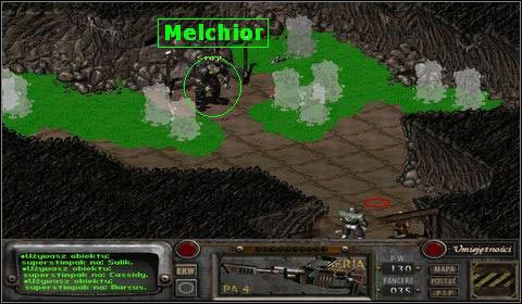 Gdy rozpocznie się walka, będzie on przyzywał rozmaite stworzenia i potwory - Baza Wojskowa | Opis przejścia | Fallout 2 - Fallout 2 - poradnik do gry